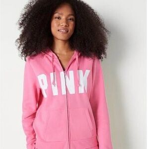 PINK Victoria's Secret Soft Pink Zip Up Hoodie